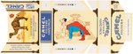 CAMEL CIGARETTES SAMPLE BOX FLAT LOT WITH DC COMICS "SUPER HEROES" ART.