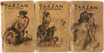 TARZAN 1930s YUGOSLAVIAN BOOK TRIO.