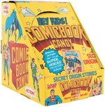 DC COMICS LEAF "COMICBOOK CANDY" FULL DISPLAY.