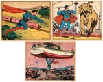 "SUPERMAN GUM" GUM INC. CARD LOT OF 21.