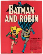 "BATMAN AND ROBIN" BOXED DELUXE COLORFORMS CARTOON KIT.