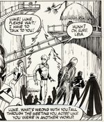 "STAR WARS" #92 COMIC BOOK PAGE ORIGINAL ART BY JAN DUURSEMA.