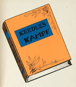 "KEEDLE" ADOLPH HITLER CARICATURE SATIRE HARDBOUND STORY BOOK.