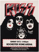 KISS 1975 ROCHESTER DOME ARENA CONCERT POSTER.