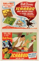 "THE ADVENTURES OF ICHABOD AND MISTER TOAD" LOBBY CARD LOT.