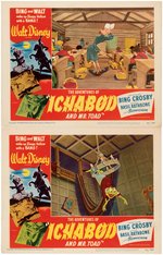 "THE ADVENTURES OF ICHABOD AND MISTER TOAD" LOBBY CARD LOT.