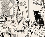"ADVENTURE COMICS" #396 COMIC PAGE ORIGINAL ART BY KURT SCHAFFENBERGER FEATURING SUPERGIRL.