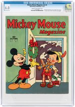 "MICKEY MOUSE MAGAZINE" #V5 #3 AND #V5 #9 CGC PAIR.
