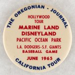 OREGON 1965 NEWSPAPER TOUR INCLUDES LOS ANGELES DODGERS/SAN FRANCISCO GIANTS GAME.