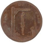 "END OF PAIN" C.1796 SATIRICAL MEDAL.