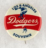 LOS ANGELES DODGERS EARLY MUCHINSKY BOOK PHOTO EXAMPLE BUTTON.