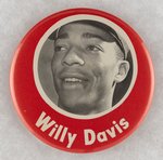 LOS ANGELES DODGERS 1966 WILLY DAVIS UNLISTED IN MUCHINSKY BUTTON.