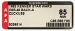 "STAR WARS: THE EMPIRE STRIKES BACK - ZUCKUSS" 48 BACK-A AFA 85 NM+.