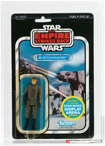 "STAR WARS: THE EMPIRE STRIKES BACK - AT-AT COMMANDER" 45 BACK AFA 85 Y-NM+.