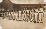 TAMPICO ALIJADORES MEXICAN LEAGUE TEAM REAL PHOTO POSTCARD WITH HOF MEMBER WILLIE WELLS.