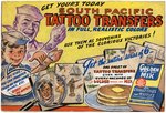 "SOUTH PACIFIC TATTOO TRANSFERS" PROTOTYPE ORIGINAL ART LOT.