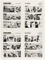 "STAR WARS" DAILY STRIP SYNDICATE PROOFS PACKET.
