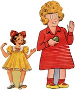 FANNY BRICE DANCING DOLL PREMIUM WITH LITTLE ORPHAN ANNIE DANCING DOLL PREMIUM PROTOTYPE.