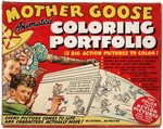 "MOTHER GOOSE ANIMATED COLORING PORTFOLIO" ORIGINAL ART PROTOTYPE.