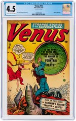 "VENUS" #14 JUNE 1951 CGC 4.5 VG+.