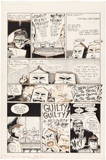 "MILK & CHEESE" #1 COMIC BOOK PAGE ORIGINAL ART PAIR BY EVAN DORKIN.