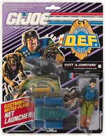 G.I. JOE MUTT PROOF CARD AND CARDED FIGURE PAIR.