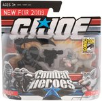 G.I. JOE "COMBAT HEROES STORE DISPLAYS WITH FOUR SCARCE FOREIGN ISSUES.