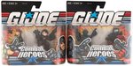 G.I. JOE "COMBAT HEROES STORE DISPLAYS WITH FOUR SCARCE FOREIGN ISSUES.