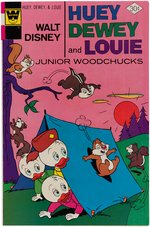 "HUEY, DEWEY, AND LOUIE JR. WOODCHUCKS" #43 COMIC BOOK COVER ORIGINAL ART.