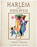 "HARLEM AS SEEN BY HIRSCHFELD" LIMITED EDITION BOOK WITH SLIPCASE.