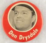 DON DRYSDALE FROM 1965 SET ISSUED FOR WORLD SERIES MUCHINSKY BOOK PHOTO EXAMPLE.