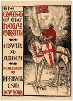 EDWIN ABBEY "THE QUEST OF THE HOLY GRAIL" PROMOTIONAL POSTER.