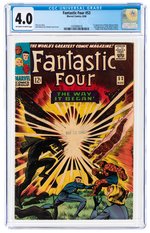 "FANTASTIC FOUR" #53 AUGUST 1966 CGC 4.0 VG (FIRST KLAW).