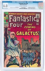 "FANTASTIC FOUR" #48 MARCH 1966 CGC 6.0 FINE (FIRST SILVER SURFER & GALACTUS).