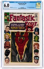 "FANTASTIC FOUR" #54 SEPTEMBER 1966 CGC 6.0 FINE (FIRST EVIL EYE).