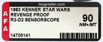 "STAR WARS: REVENGE OF THE JEDI - R2-D2 SENSORSCOPE" PROOF CARD AFA 90 NM+/MT.