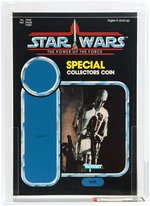 "STAR WARS: POWER OF THE FORCE - 8D8" BLANK BACK CROMALIN PROOF CARD AFA 90 NM+/MT.