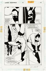 "BATMAN: GOTHAM ADVENTURES" #17 COMIC BOOK PAGE ORIGINAL ART BY TIM LEVINS.