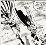 "BATMAN" #498 COMIC BOOK PAGE ORIGINAL ART BY JIM APARO.