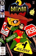 "BATMAN ADVENTURES" VOL. 1 #5 COMIC BOOK COVER ORIGINAL ART BY BRAD RADER.