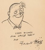 "SKEEZIX AND UNCLE WALT" BOOK SIGNED & SKETCHED BY FRANK KING.