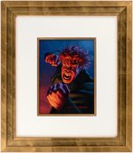 "MARVEL MASTERPIECES - MISTER HYDE" TRADING CARD ORIGINAL ART BY THE BROTHERS HILDEBRANDT.