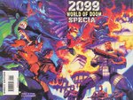 "2099 SPECIAL: THE WORLD OF DOOM" #1 COMIC BOOK COVER ORIGINAL ART BY THE BROTHERS HILDEBRANDT.
