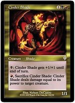 "MAGIC THE GATHERING - CINDER SHADE" CARD ORIGINAL ART BY NELSON DeCASTRO.