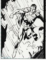 "BATMAN: THE DARK KNIGHT" VOL. 2 #5 COMIC BOOK PAGE ORIGINAL ART BY DAVID FINCH.