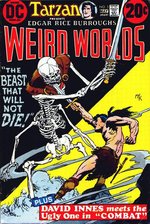 "WEIRD WORLDS" #5 JOHN CARTER OF MARS COMIC BOOK TITLE SPLASH PAGE ORIGINAL ART BY SAL AMENDOLA.
