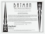 "THE NEW BATMAN ADVENTURES - RETURN OF NIGHTWING" FRAMED LIMITED EDITION ANIMATION CEL.