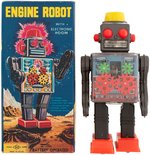 "ENGINE ROBOT" BOXED BATTERY-OPERATED TOY.