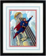 "SUPERMAN: THE ANIMATED SERIES" FRAMED LIMITED EDITION MULTI-SIGNED ANIMATION CEL.