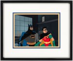"BATMAN: THE ANIMATED SERIES" FRAMED "CHRISTMAS WITH THE JOKER" PRODUCTION ANIMATION CEL.